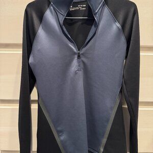Under Armour ColdGear Half Zip Blue & Black XS